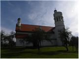 Plečnik's church (Bogojina)